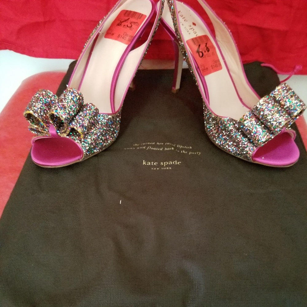 Sparkly Kate Spade open to shoes